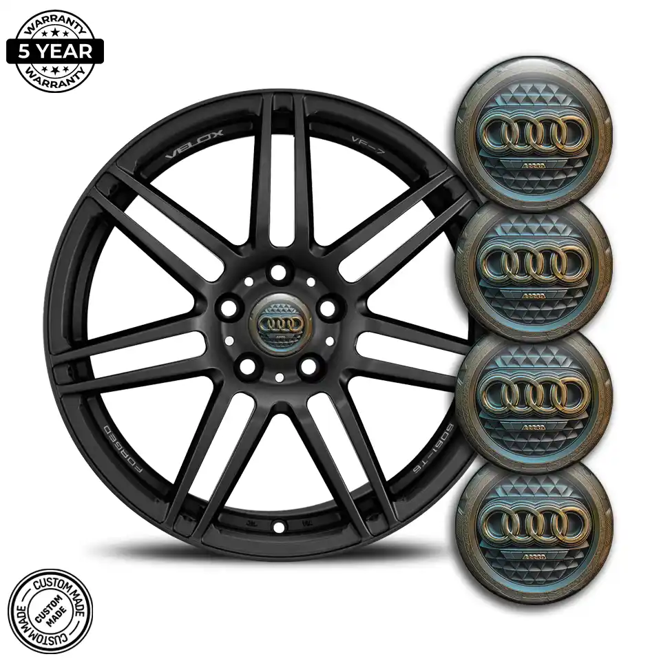 Audi Wheel Emblems Luxury Edition