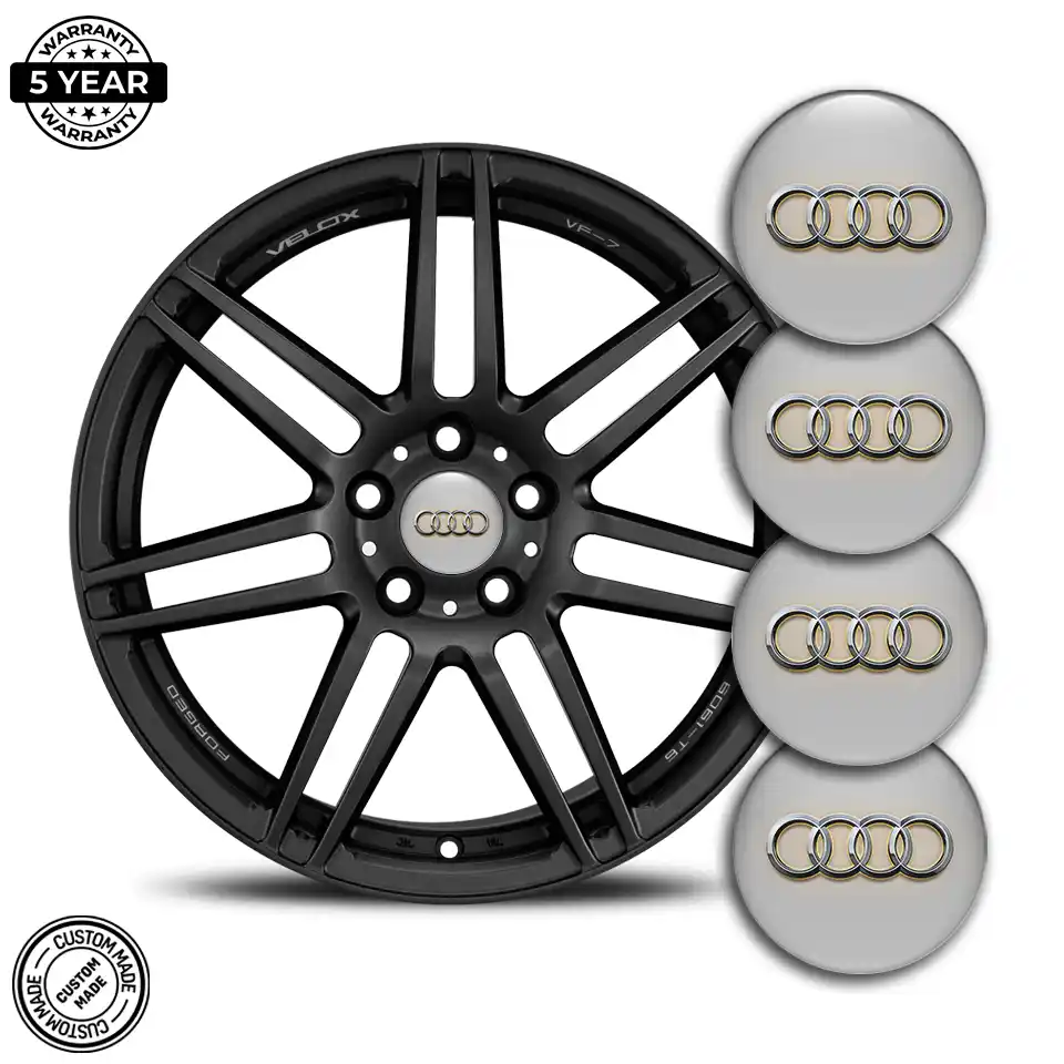 Audi Wheel Emblems Premium Edition