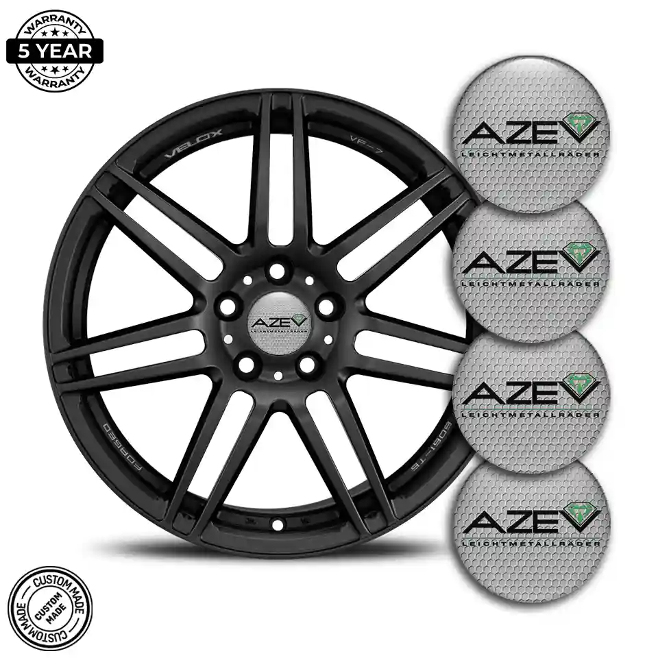 Azev Domed Sticker Stylish Design