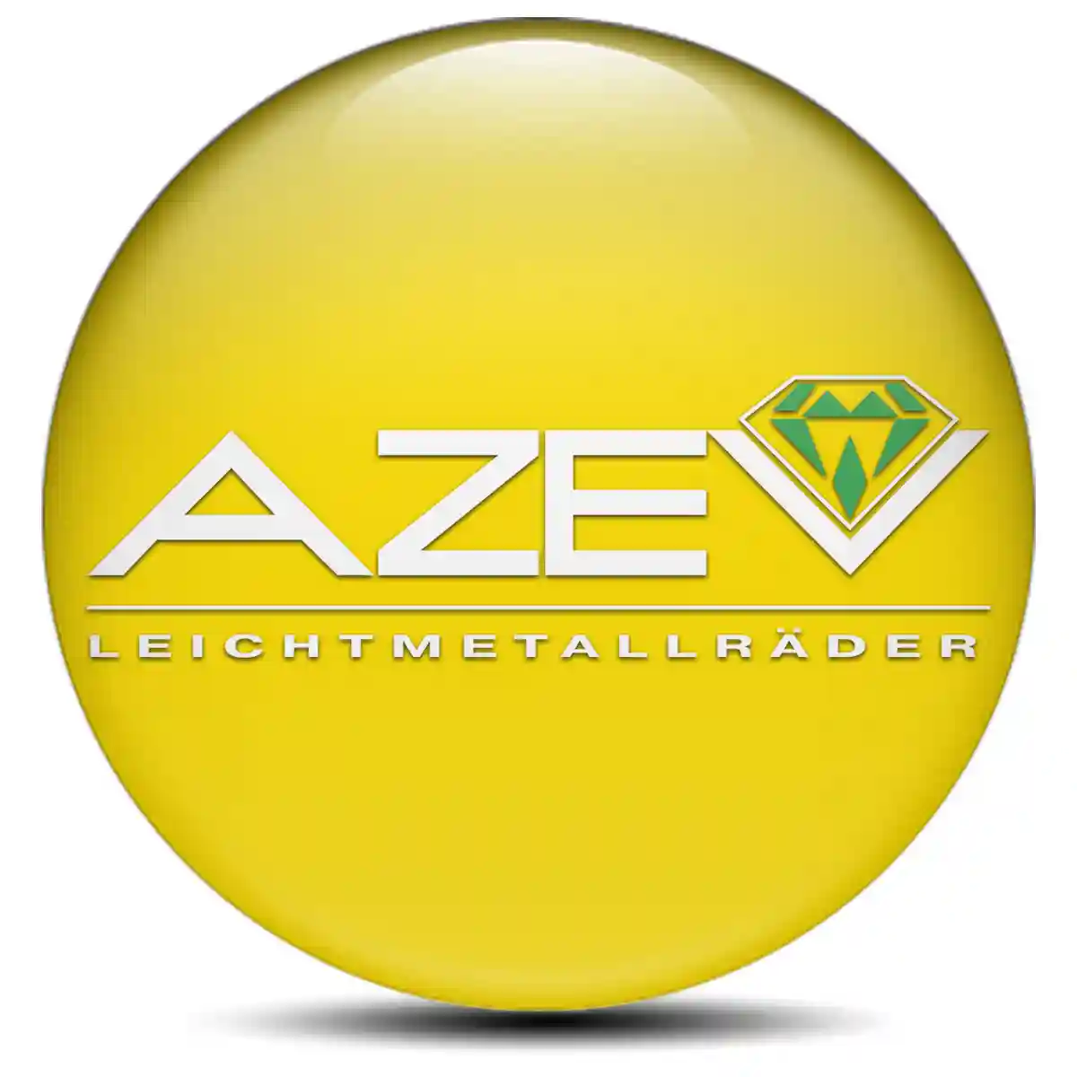 Azev Logo Silicone Badge Self-Adhesive Stylish Design