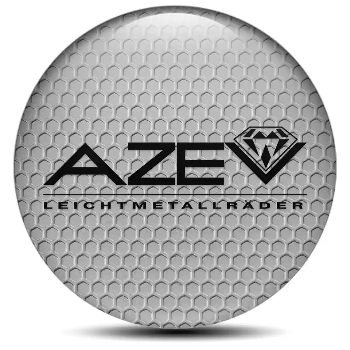 Azev Logo Silicone Badge Stylish Design