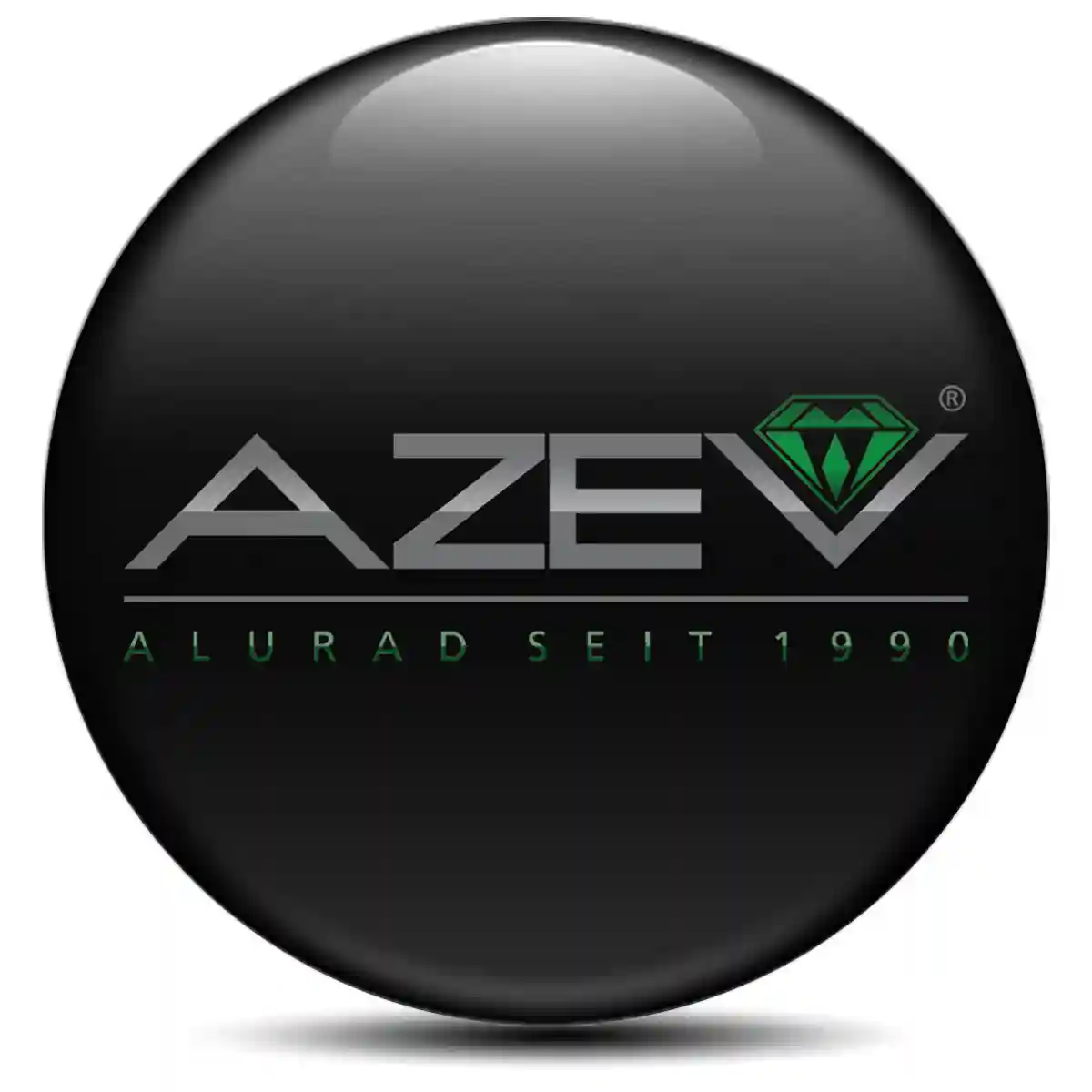 Azev Logo Silicone Emblem Self-Adhesive Stylish Design