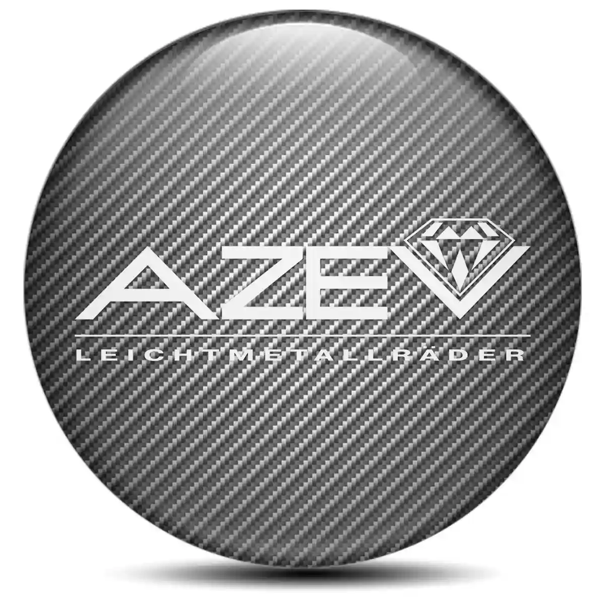 Azev Logo Silicone Sticker Self-Adhesive Stylish Design