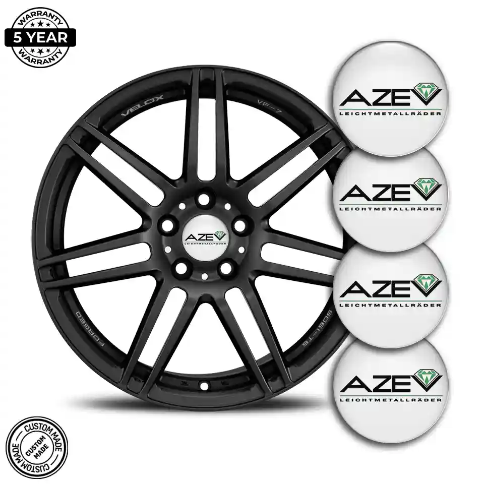 Azev Wheel Emblems Stylish Design