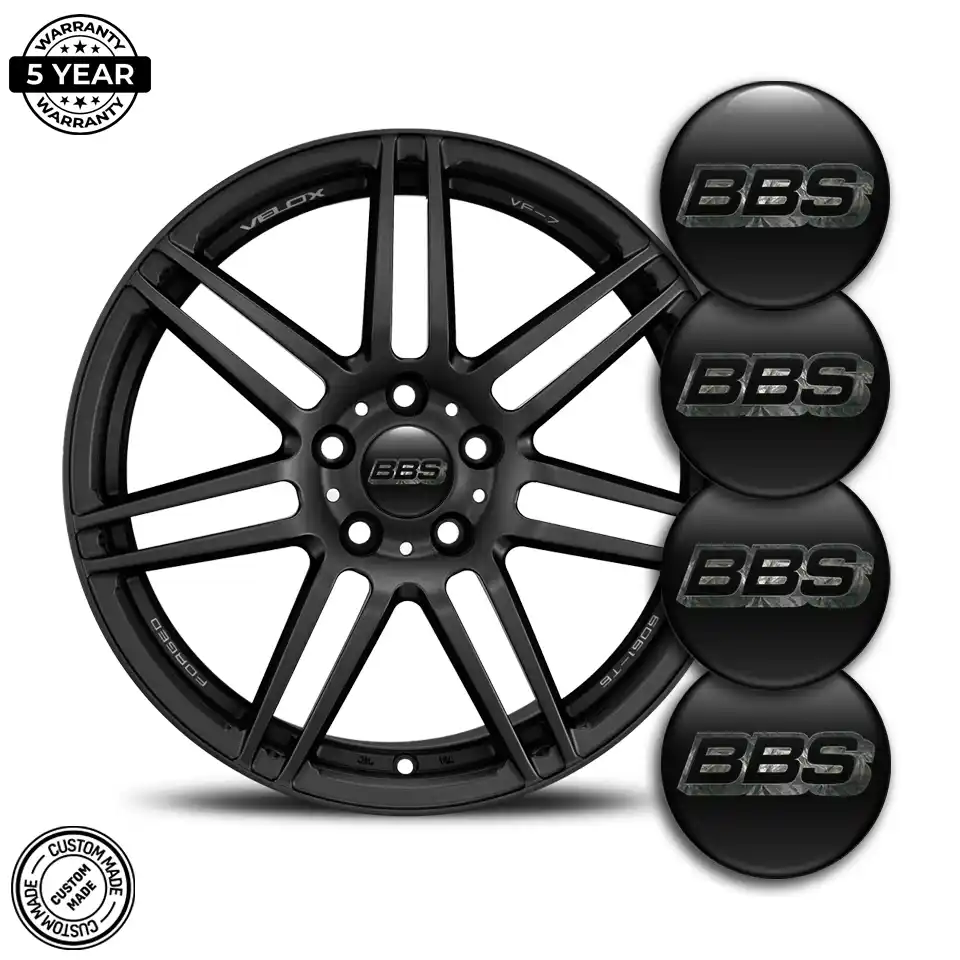 BBS Domed Emblem Self-Adhesive Premium Quality
