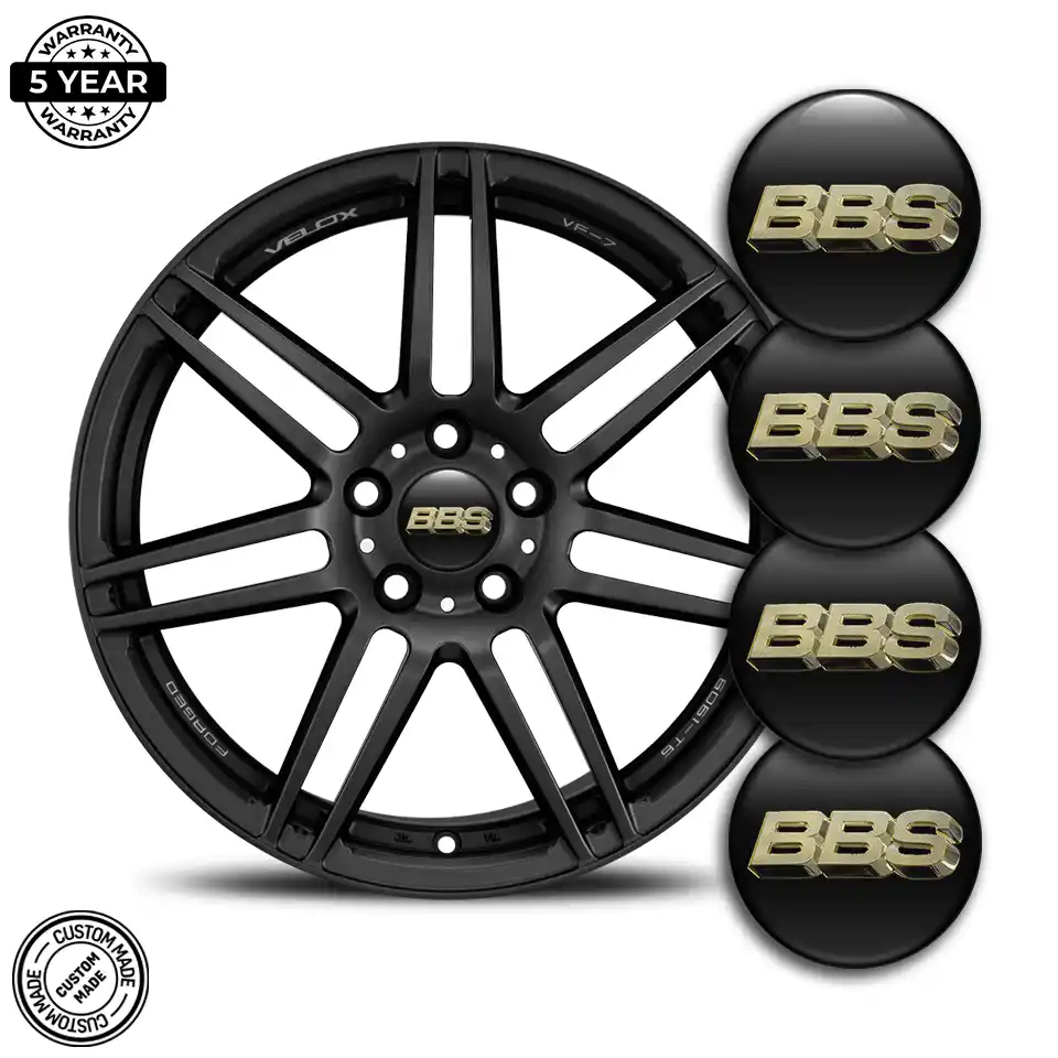 BBS Domed Emblem Self-Adhesive Premium Resin