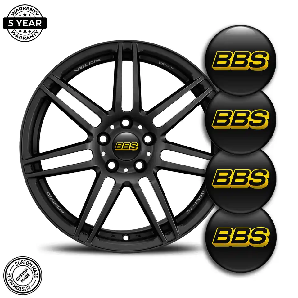 BBS Emblem Badge Self-Adhesive Interior Design