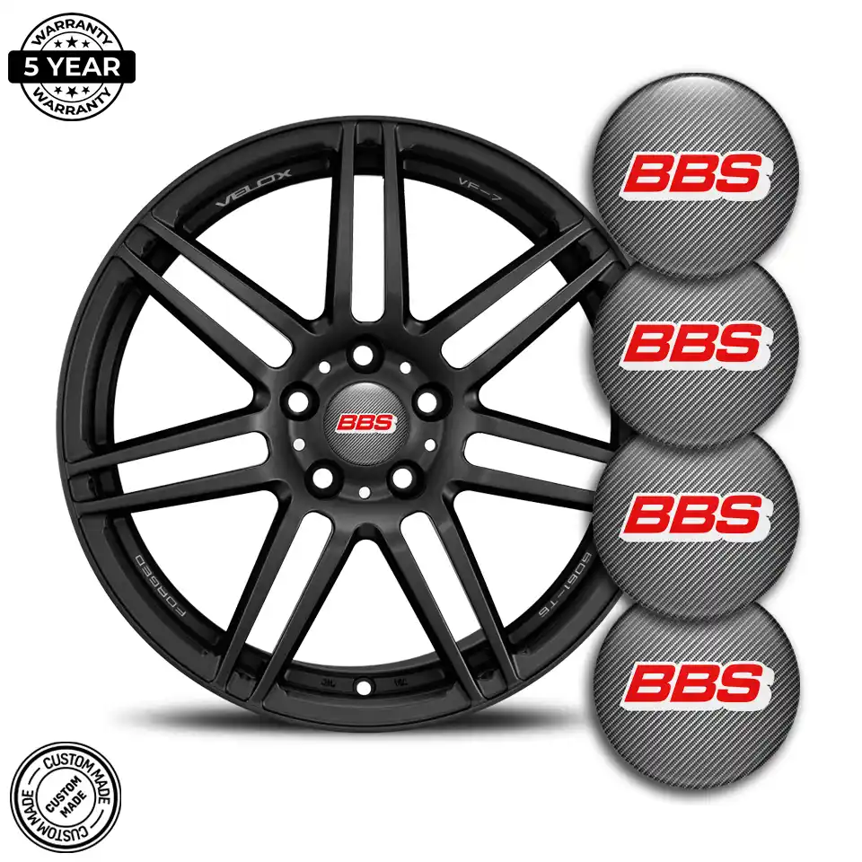 BBS Emblem Center Hub Cap Self-Adhesive Stylish Design