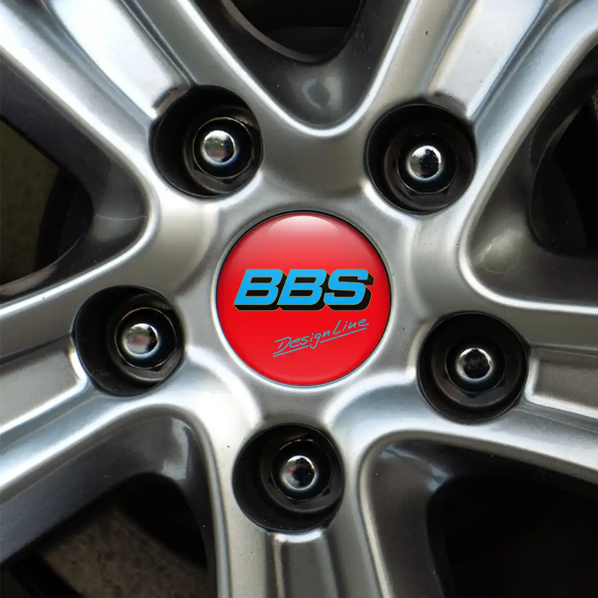 BBS Logo Emblem Self-Adhesive Premium Quality
