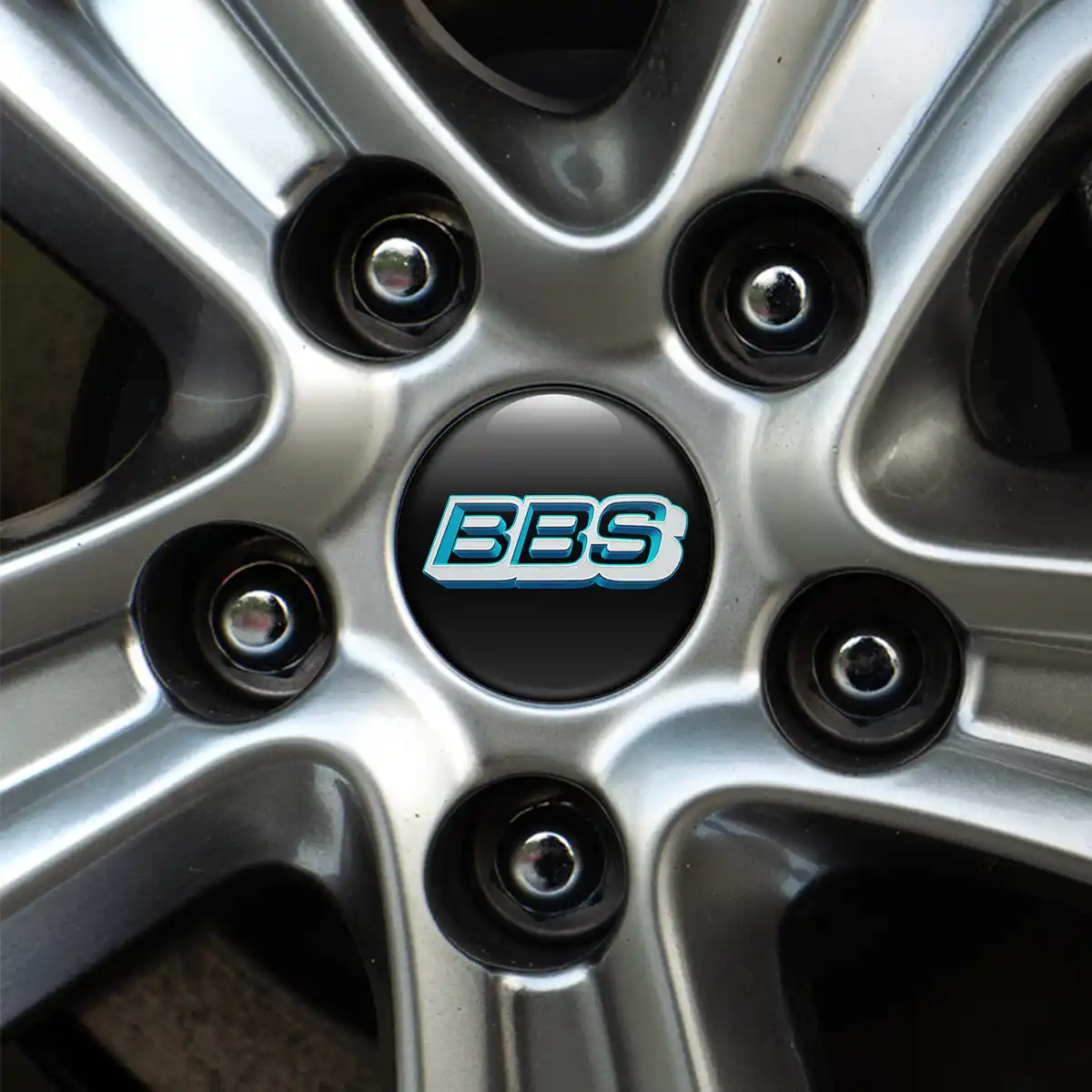 BBS Logo Emblem Self-Adhesive Stylish Design