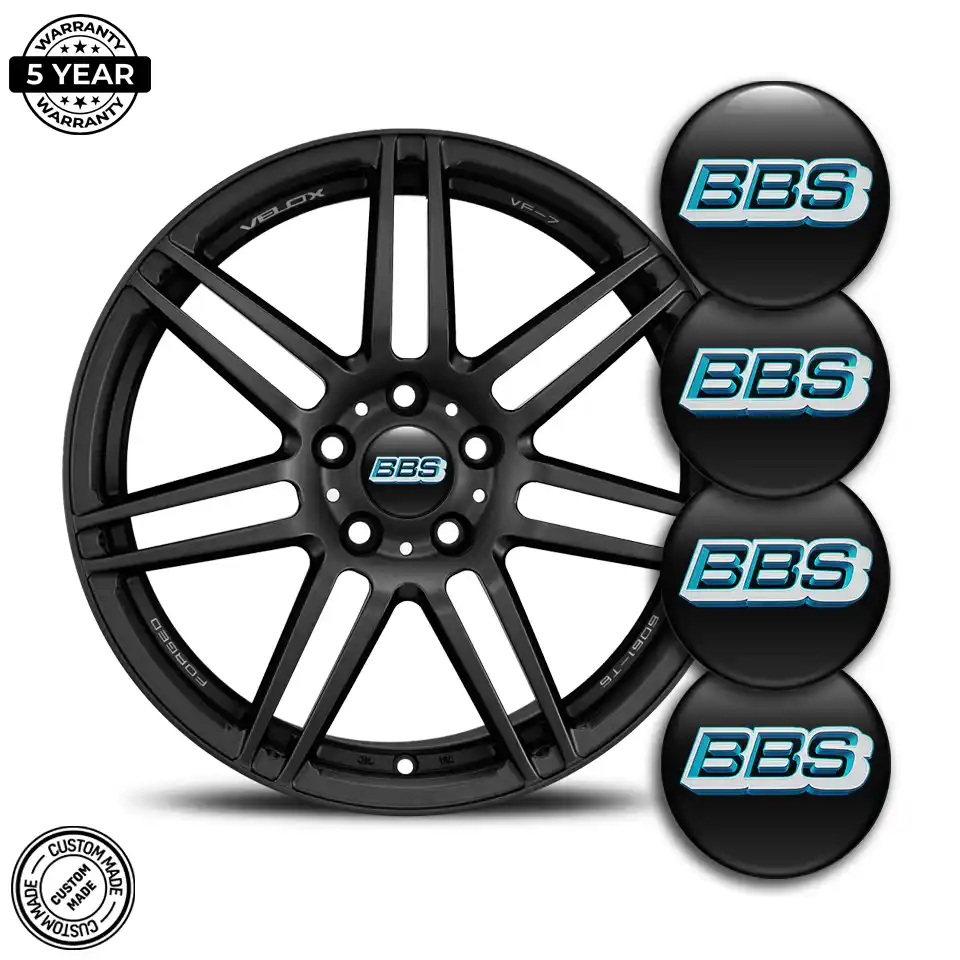 BBS Logo Emblem Self-Adhesive Stylish Design