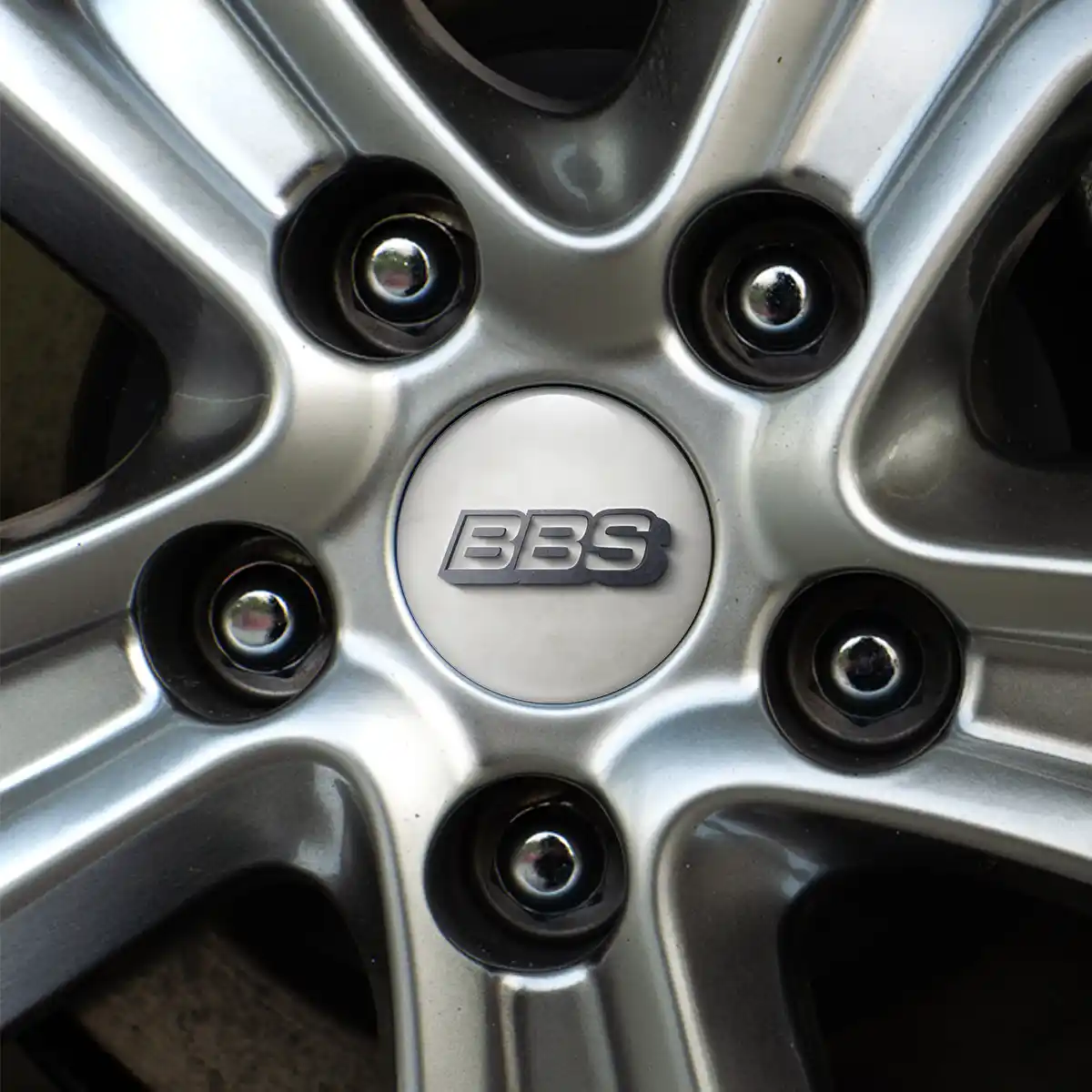 BBS Logo Silicone Badge Self-Adhesive Exterior Design