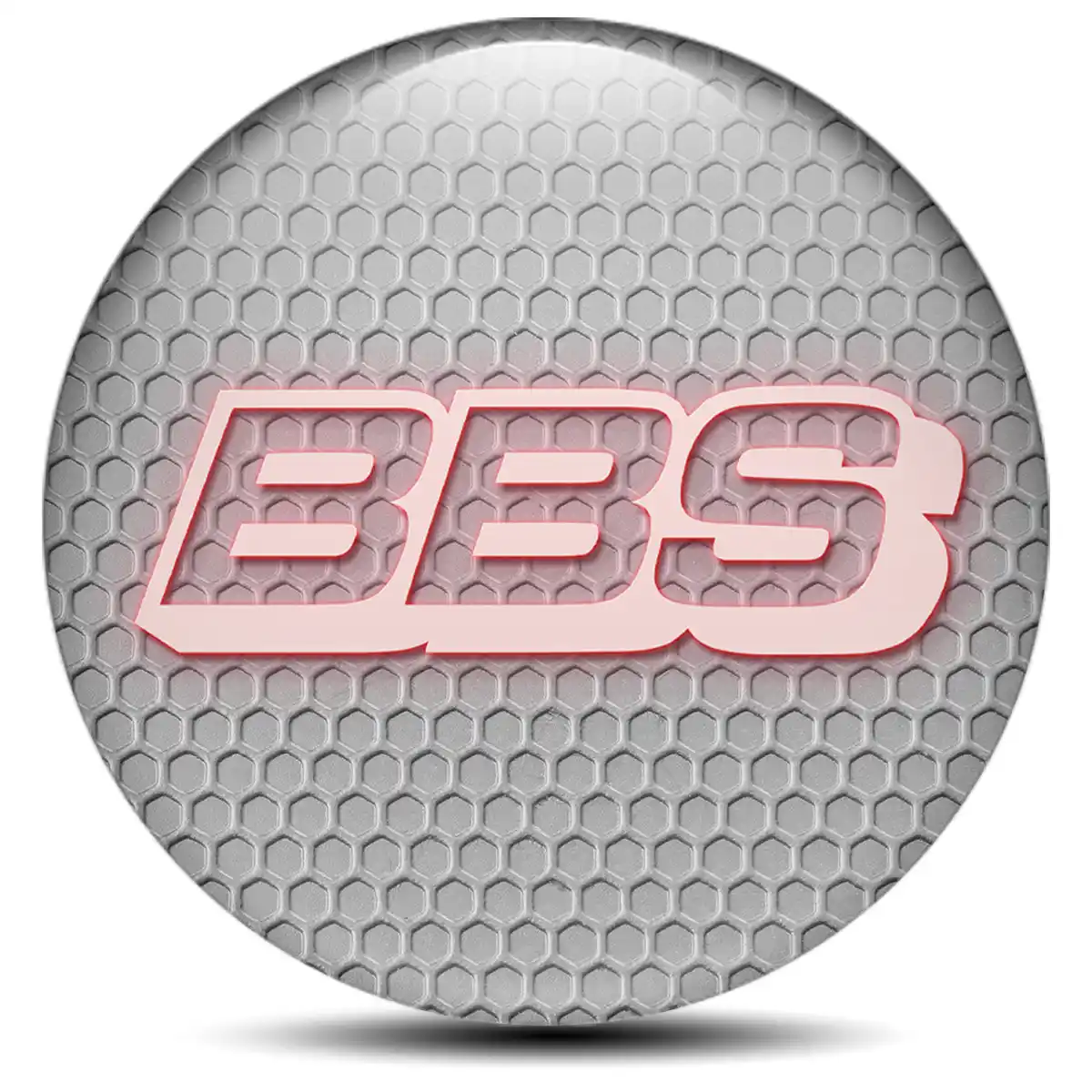 BBS Logo Silicone Badge Self-Adhesive High Quality