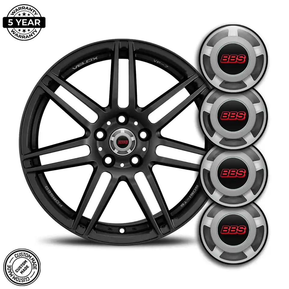 BBS Logo Silicone Badge Self-Adhesive Interior Design