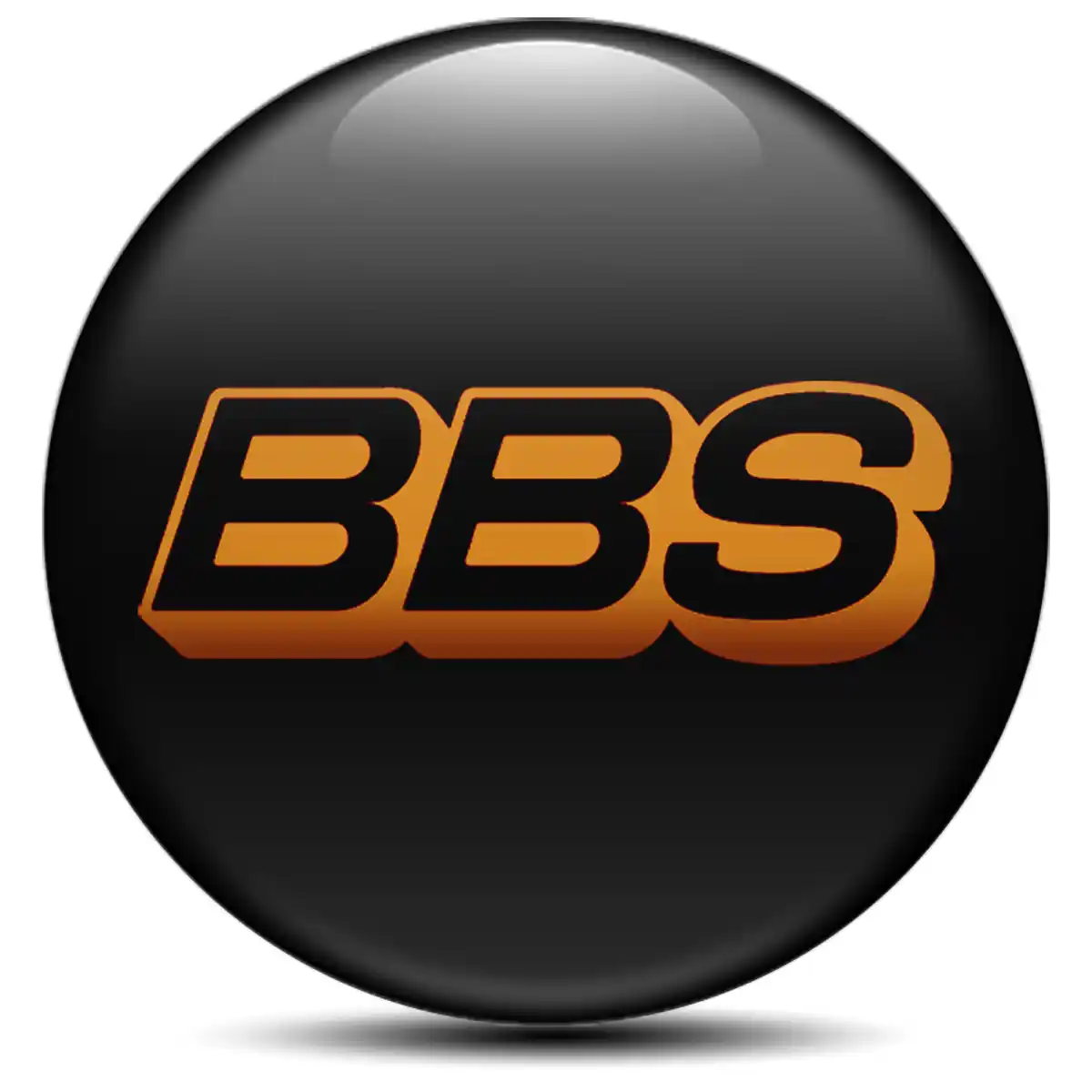 BBS Logo Silicone Badge Self-Adhesive Luxury Edition