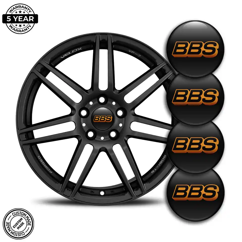 BBS Logo Silicone Badge Self-Adhesive Luxury Edition