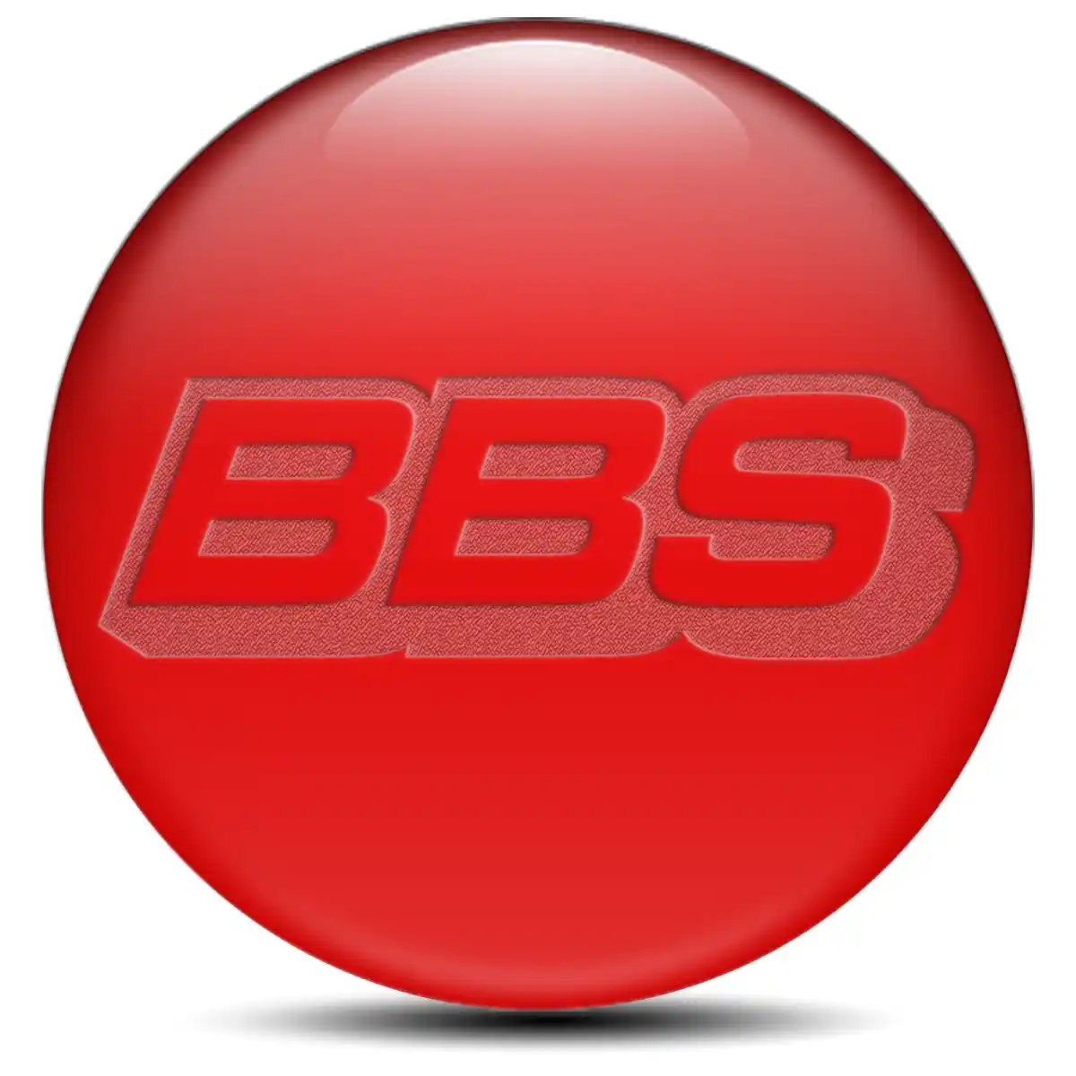 BBS Logo Silicone Badge Self-Adhesive Stylish Design