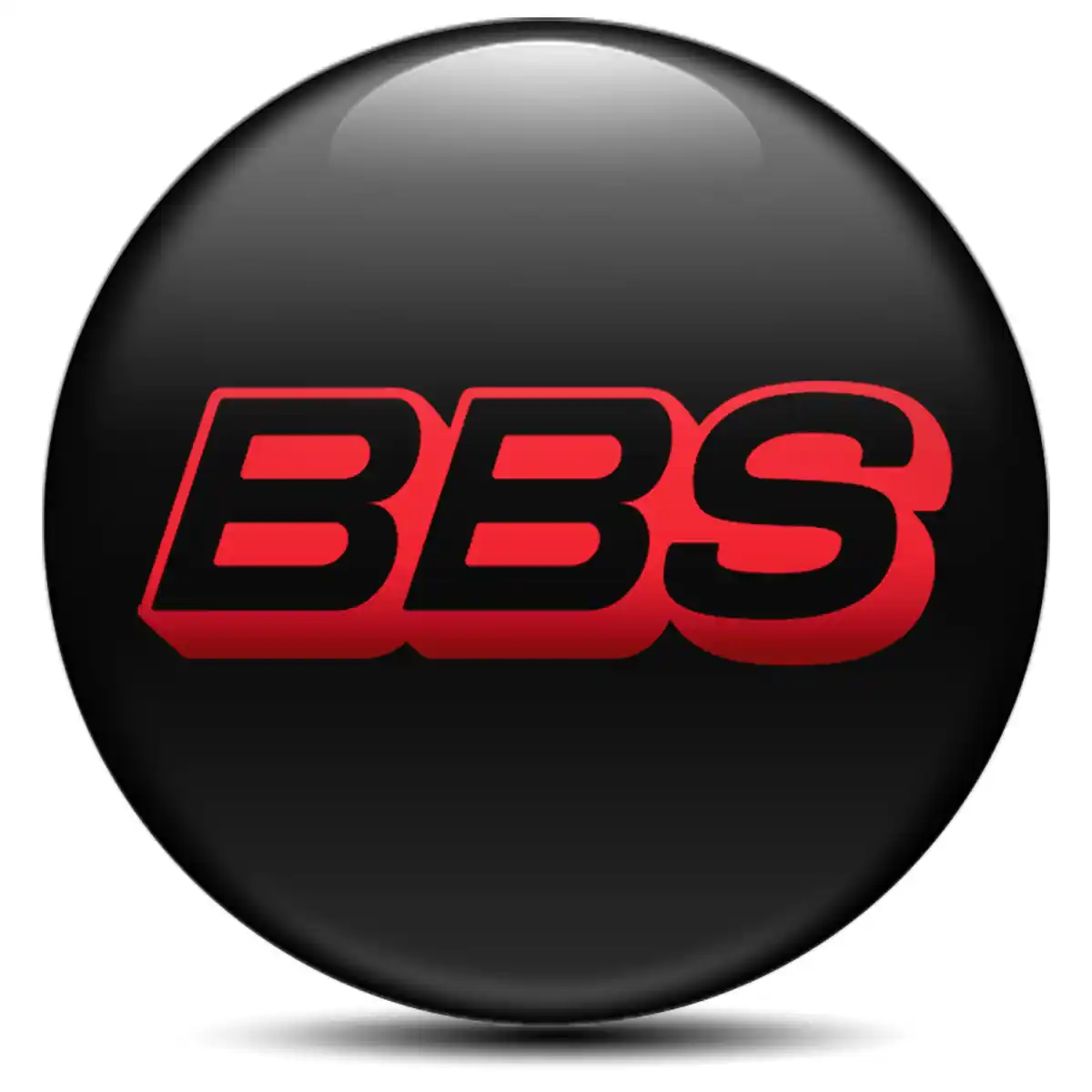BBS Logo Silicone Badge Stylish Design