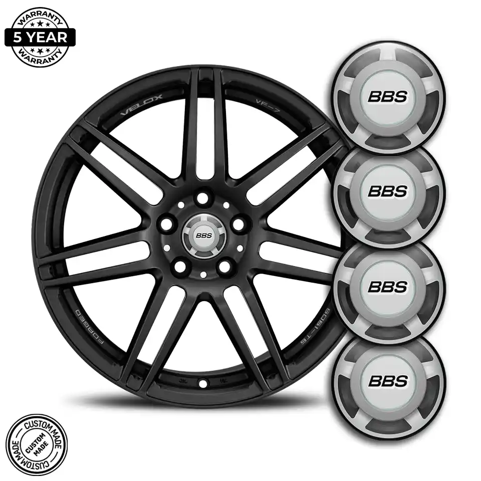 BBS Logo Silicone Emblem Premium Resin