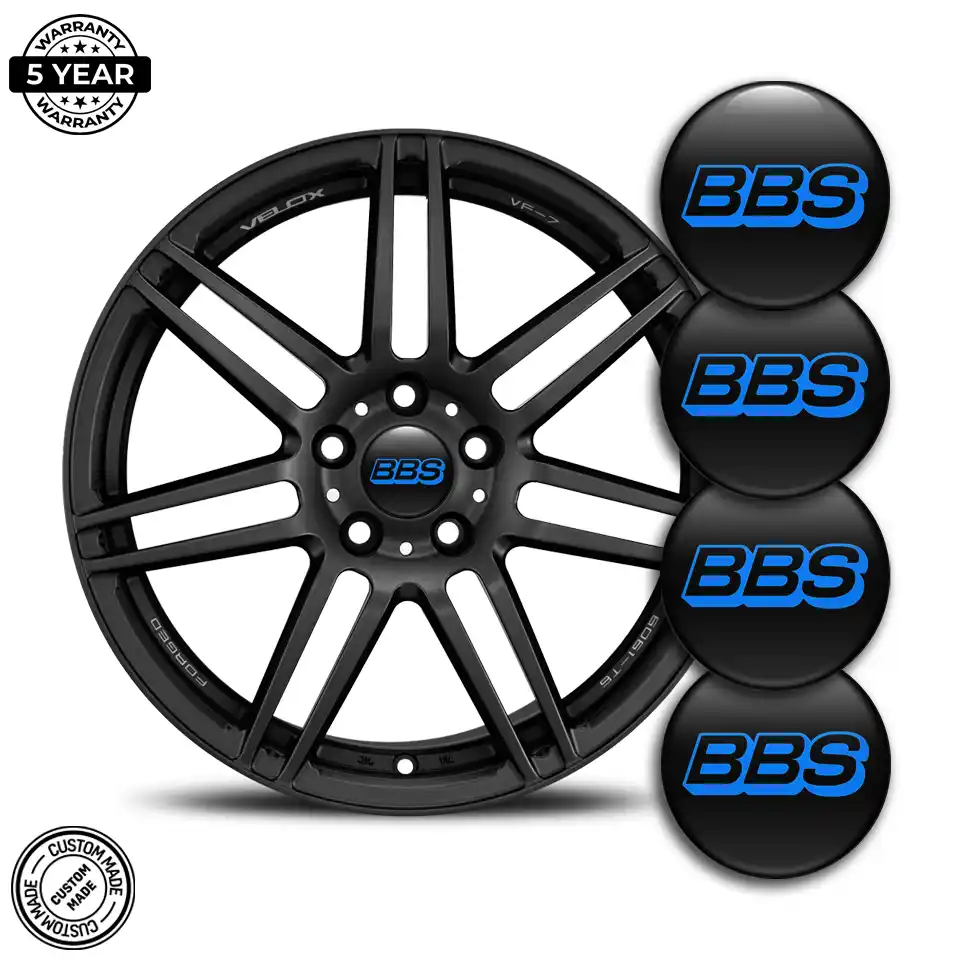 BBS Logo Silicone Emblem Self-Adhesive Luxury Edition