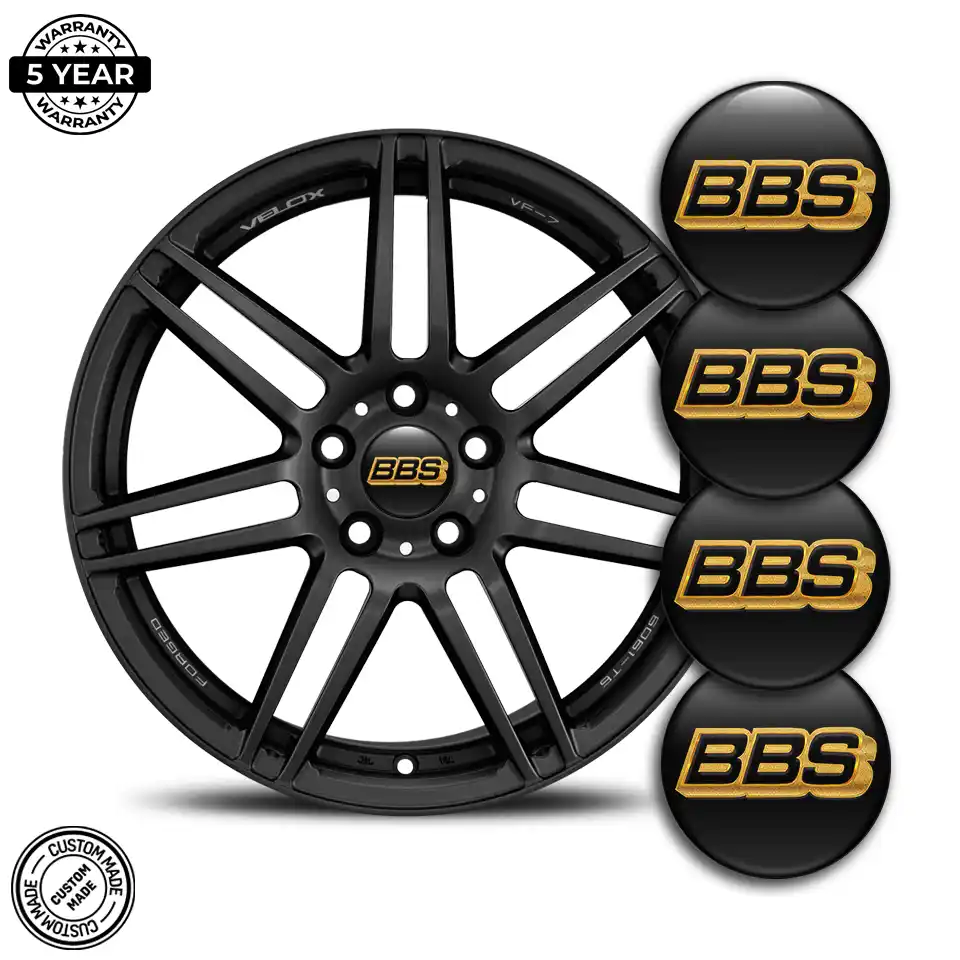 BBS Logo Silicone Emblem Self-Adhesive Premium Edition
