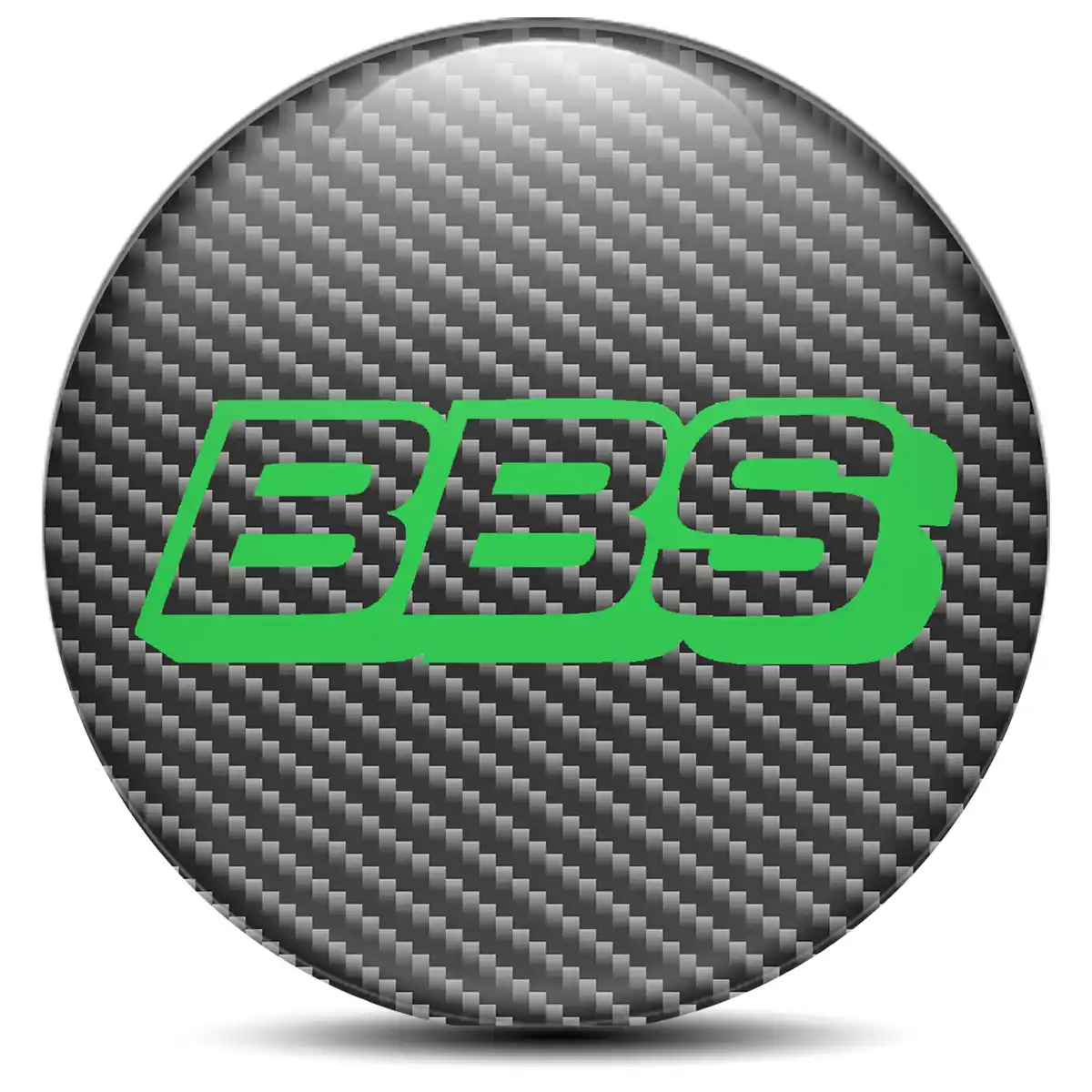 BBS Logo Silicone Emblem Stylish Design