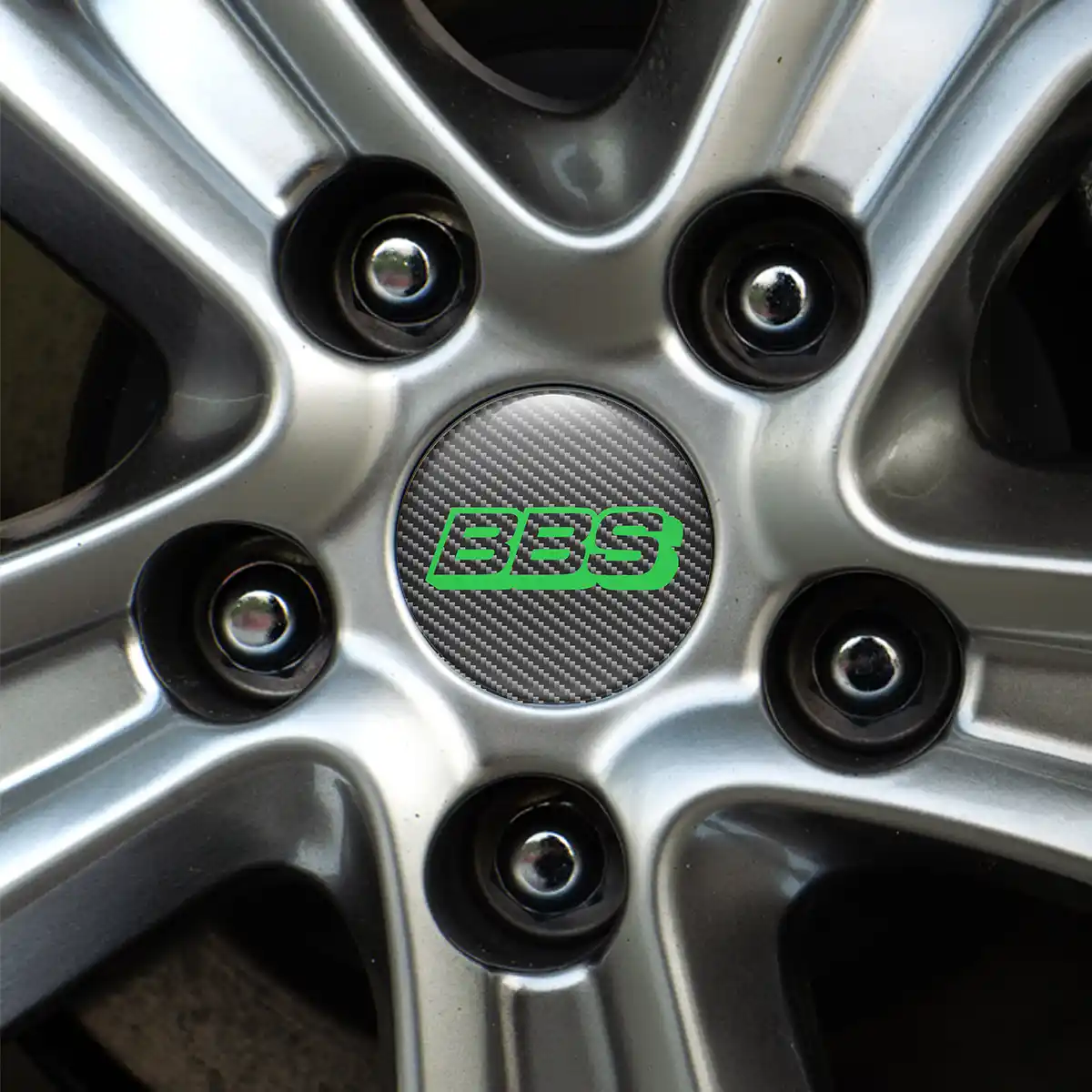 BBS Logo Silicone Emblem Stylish Design