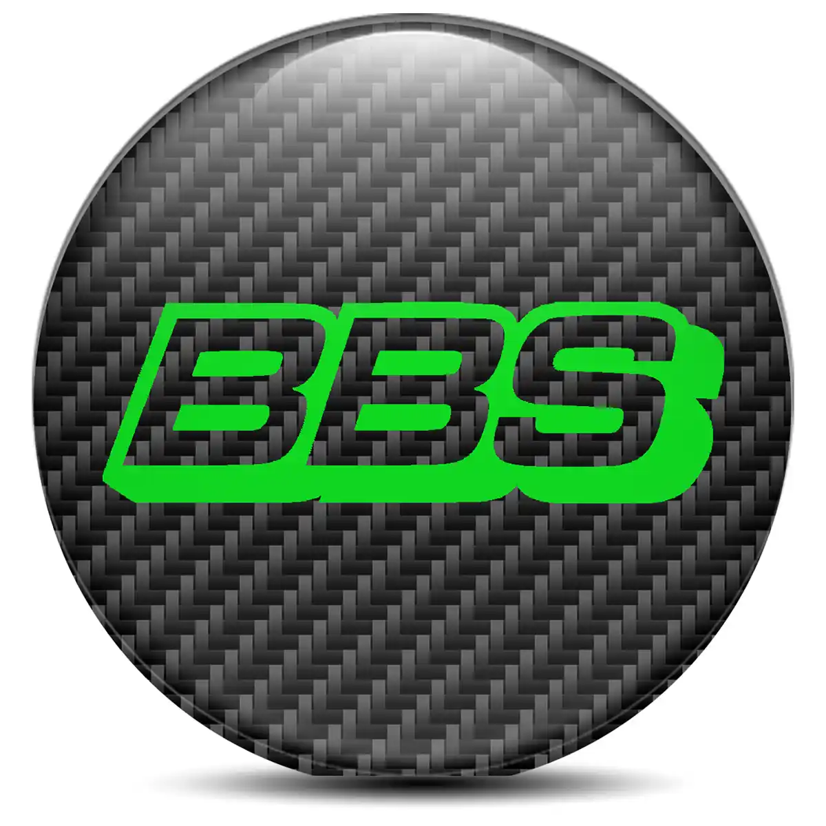 BBS Logo Silicone Sticker Exterior Design