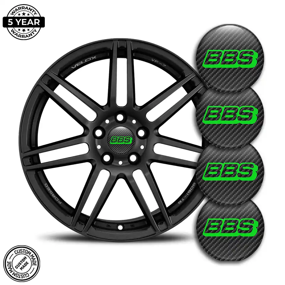BBS Logo Silicone Sticker Exterior Design