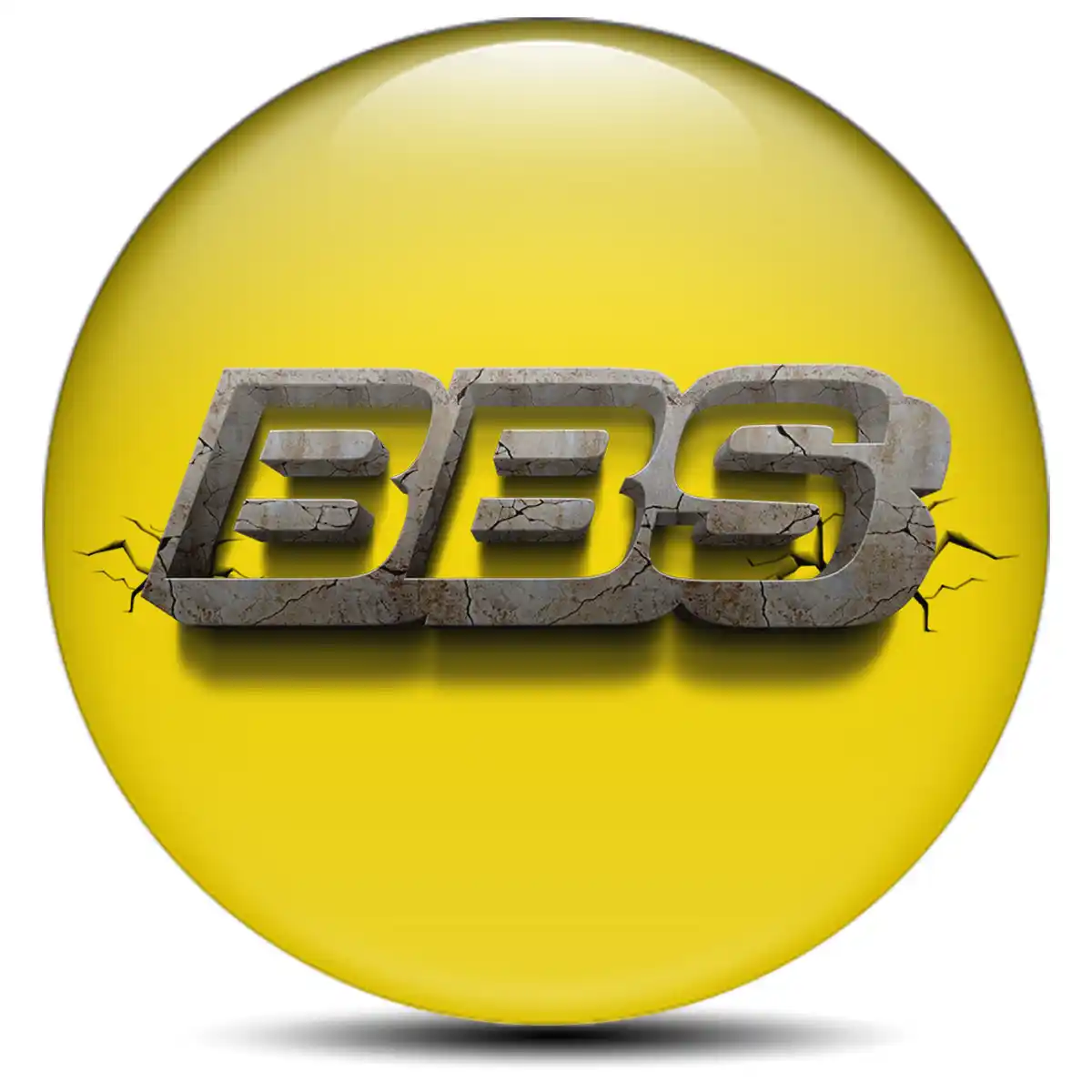 BBS Logo Silicone Sticker High Quality