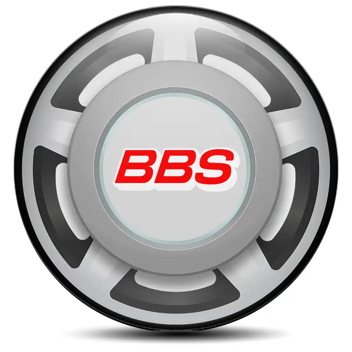 BBS Logo Silicone Sticker Premium Resin