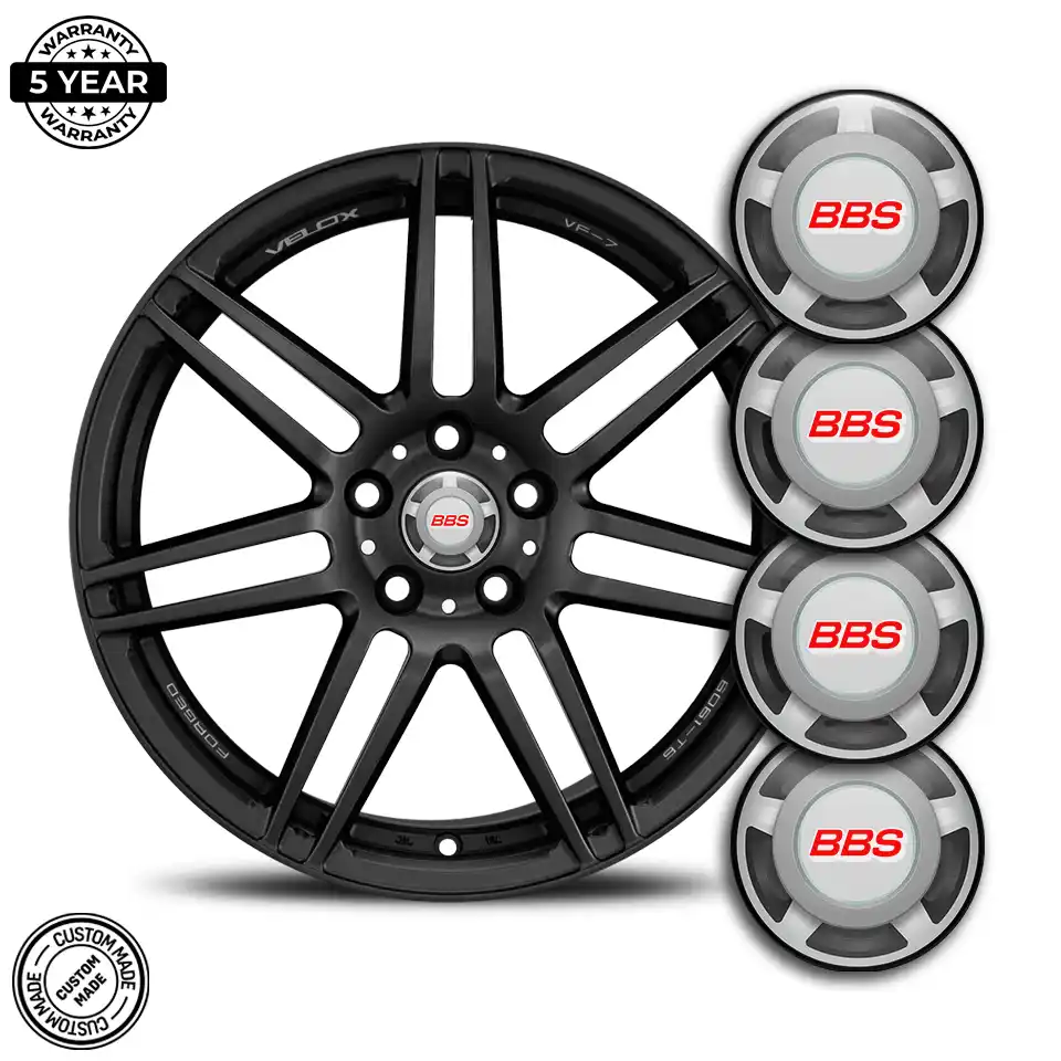 BBS Logo Silicone Sticker Premium Resin