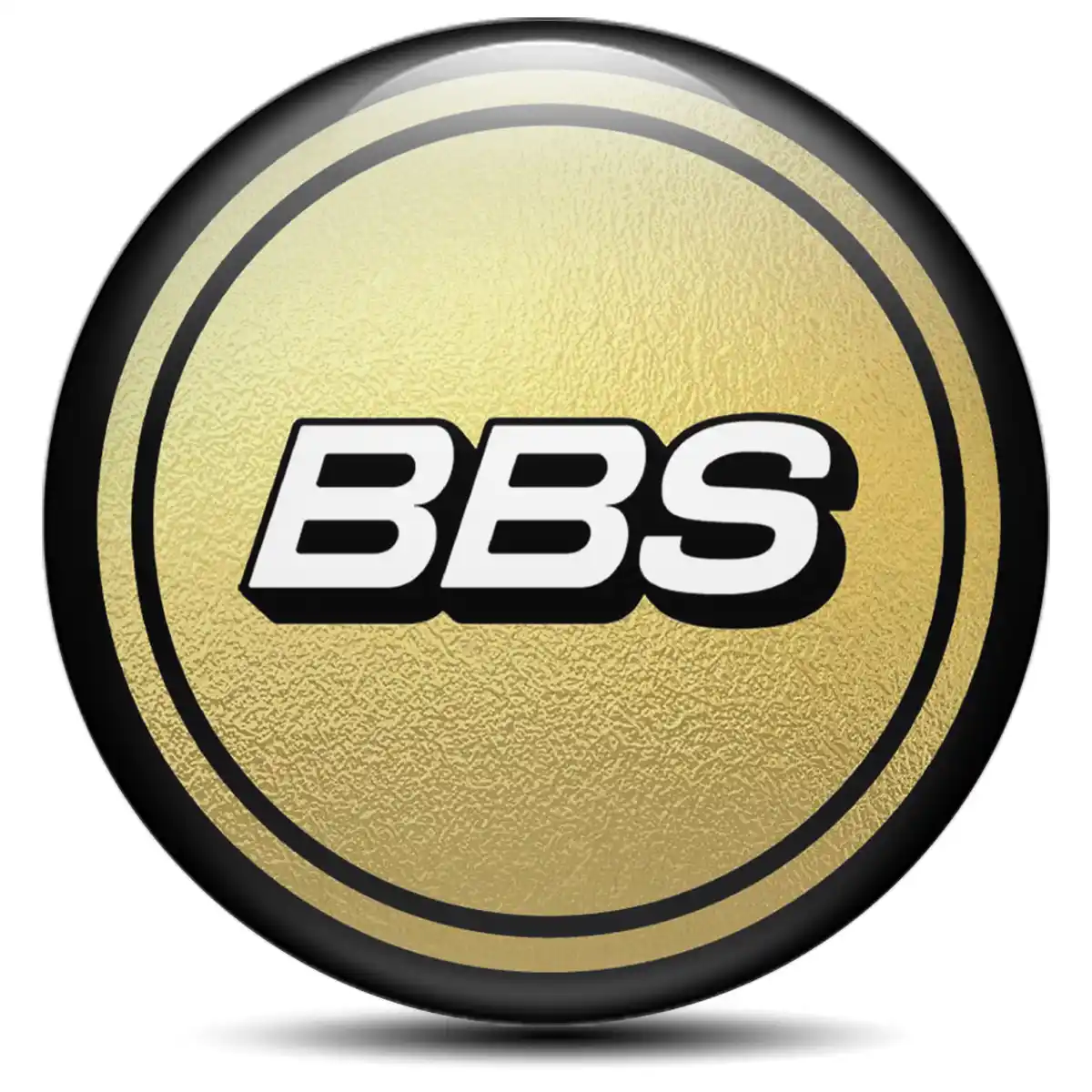 BBS Logo Silicone Sticker Self-Adhesive Luxury Edition