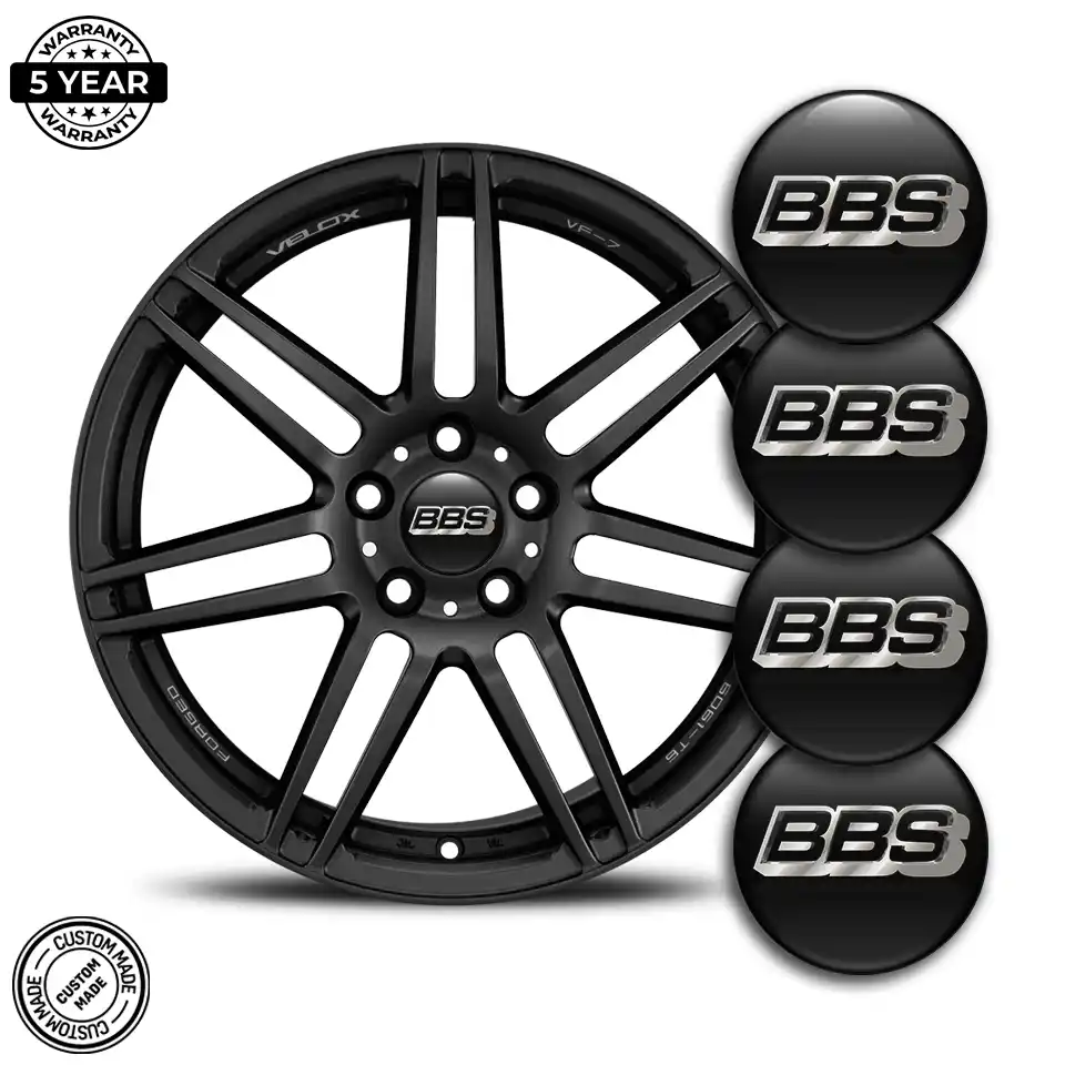 BBS Silicone Emblem Self-Adhesive Exterior Design