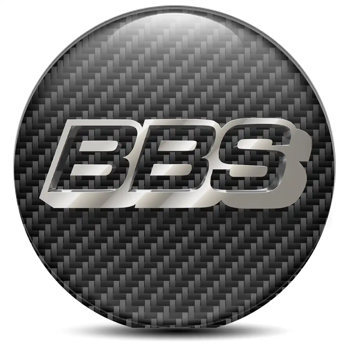 BBS Silicone Emblem Self-Adhesive Premium Quality