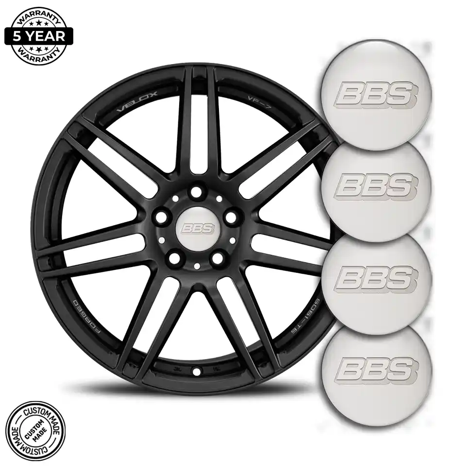 BBS Silicone Emblem Self-Adhesive Premium Resin