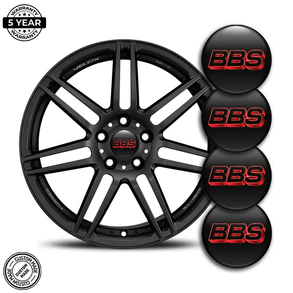 BBS Sticker Epoxy 3D Gel Stylish Design