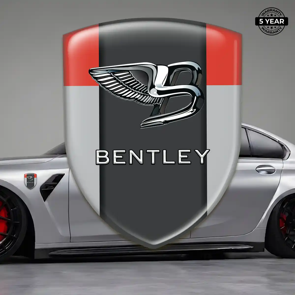 Bentley 3D Badge Sticker Cabin Style