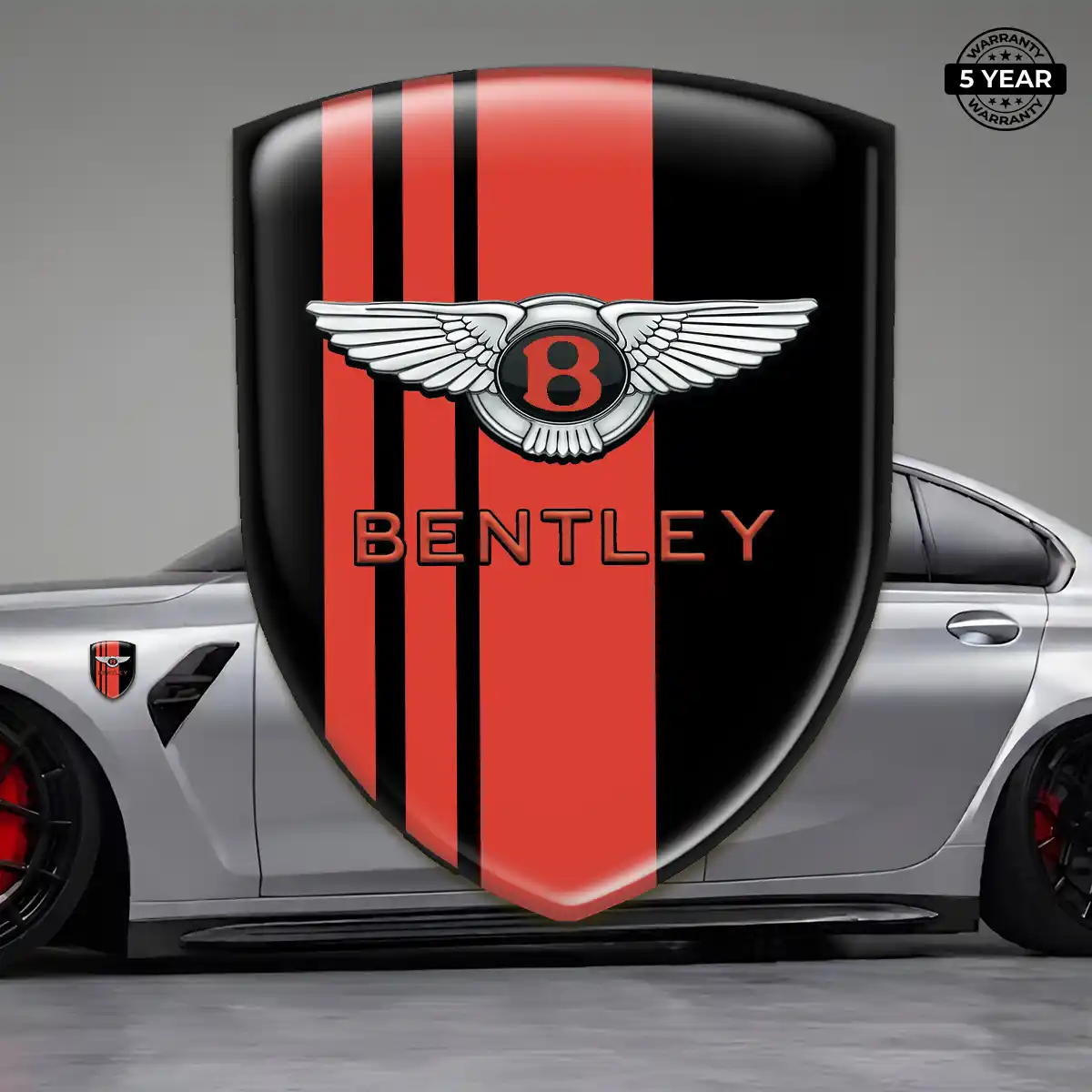Bentley 3D Badge Sticker Interior Luxe