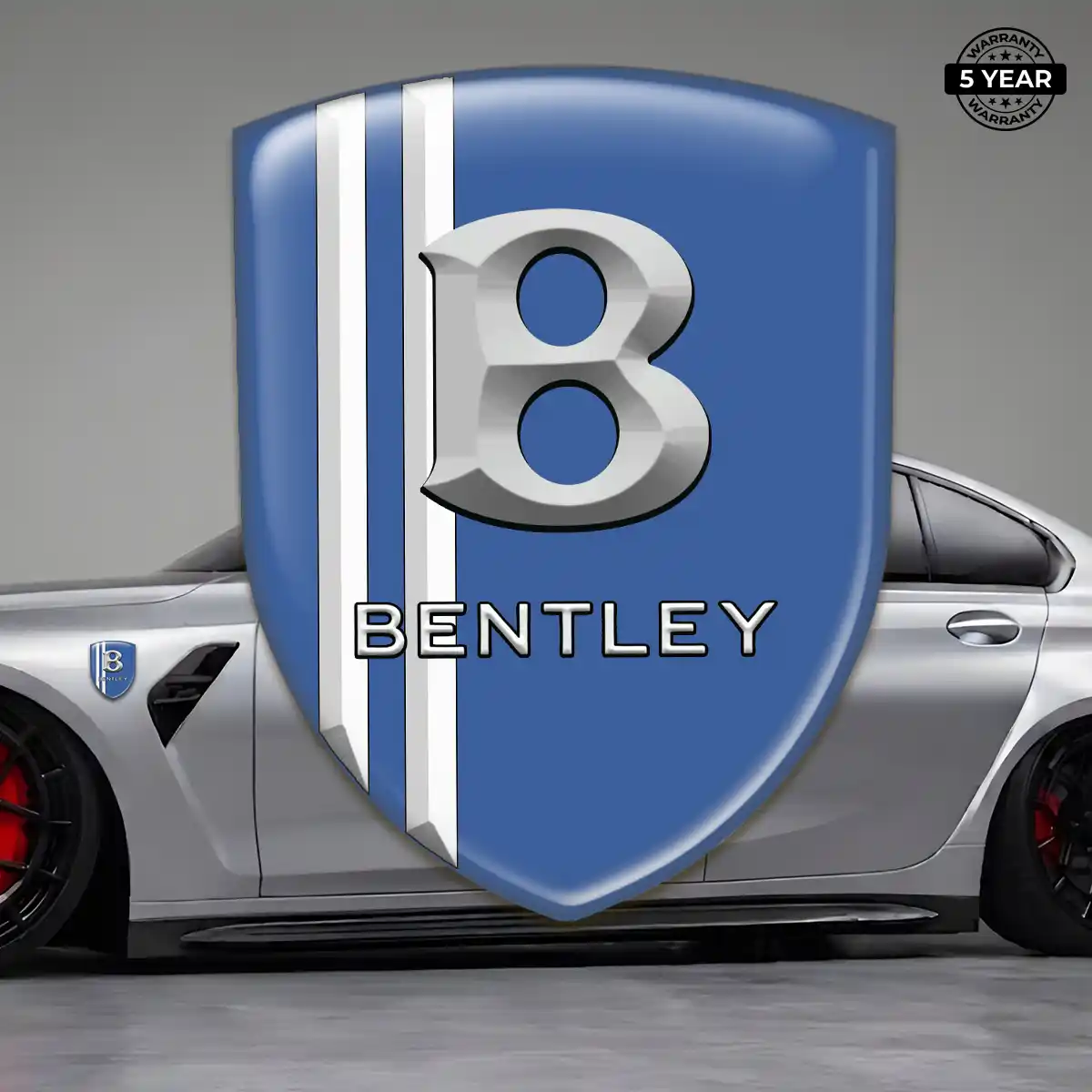 Bentley 3D Badge Sticker Resin Luxe