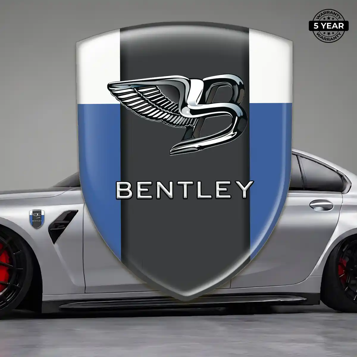 Bentley 3D Badge Sticker Street Tuning