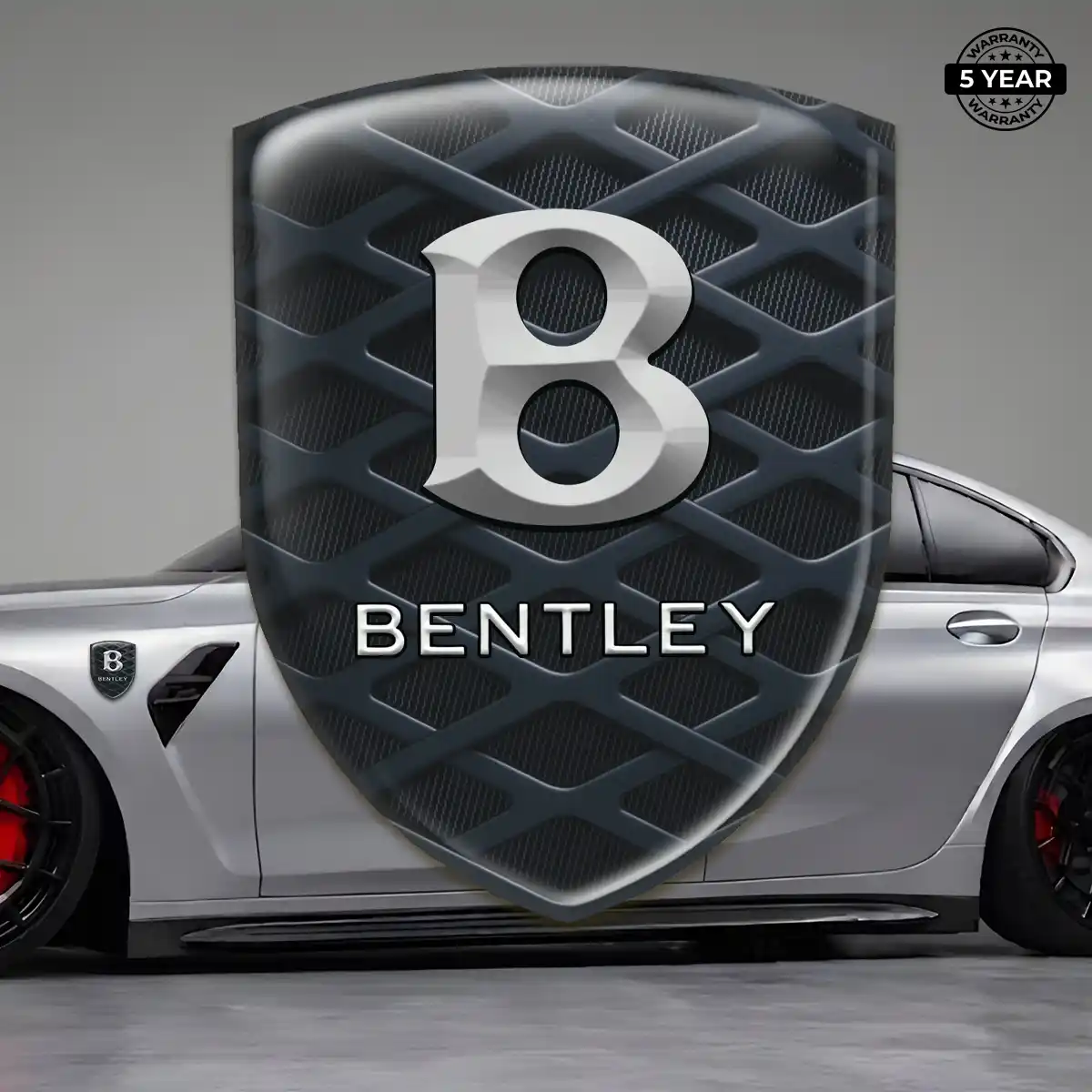 Bentley 3D Badge Sticker Superior Craft