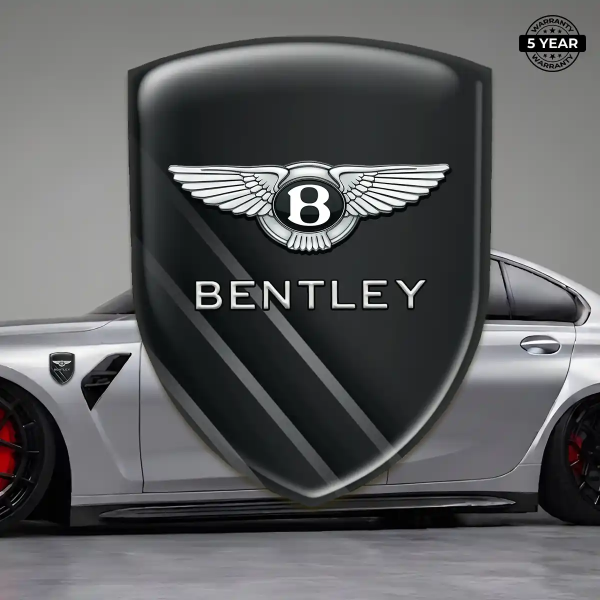 Bentley 3D Domed Sticker Auto Tuning