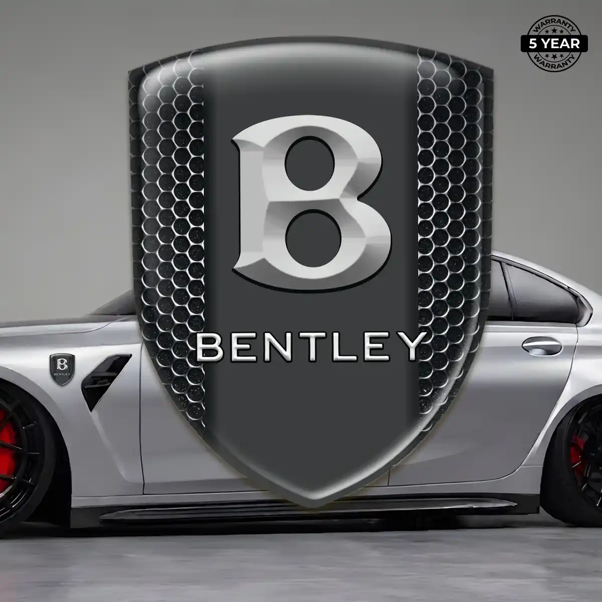 Bentley 3D Domed Sticker Elite Finish