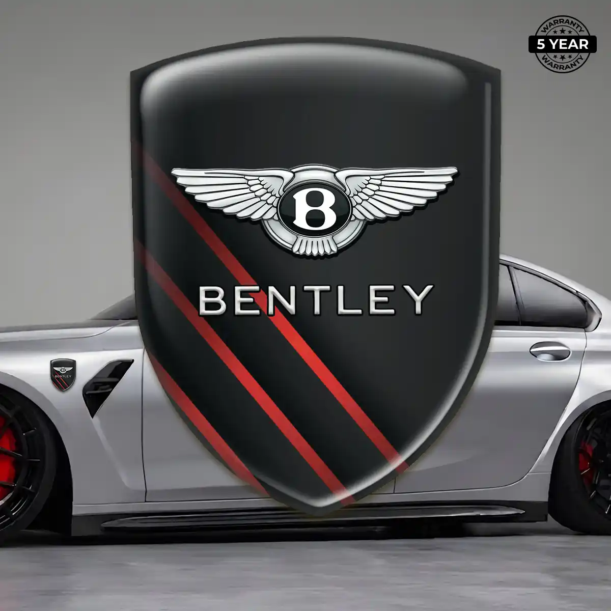 Bentley 3D Domed Sticker Interior Elegance