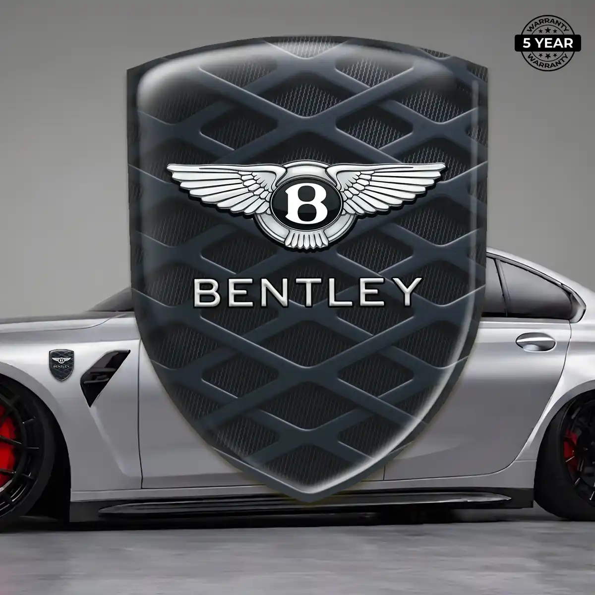 Bentley 3D Domed Sticker Premium Dome