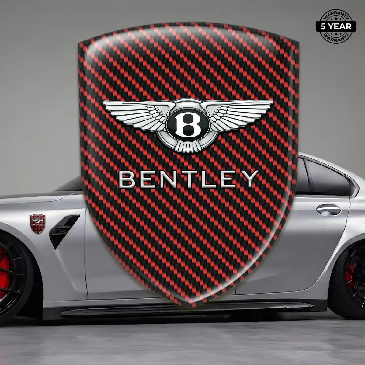 Bentley 3D Domed Sticker Signature Grade