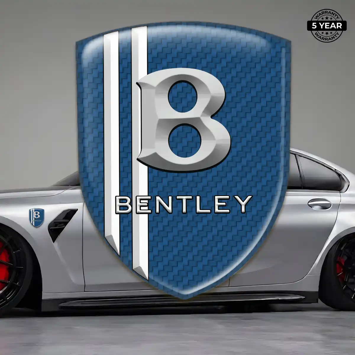 Bentley 3D Domed Sticker Sport Tuning