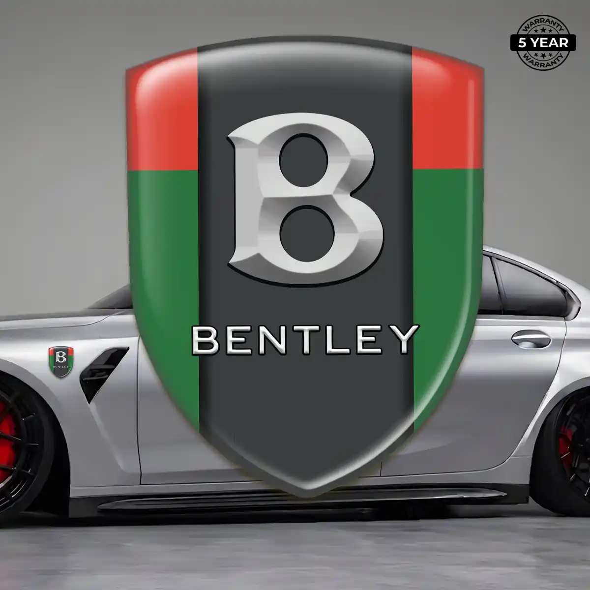 Bentley 3D Emblem Sticker Cabin Style