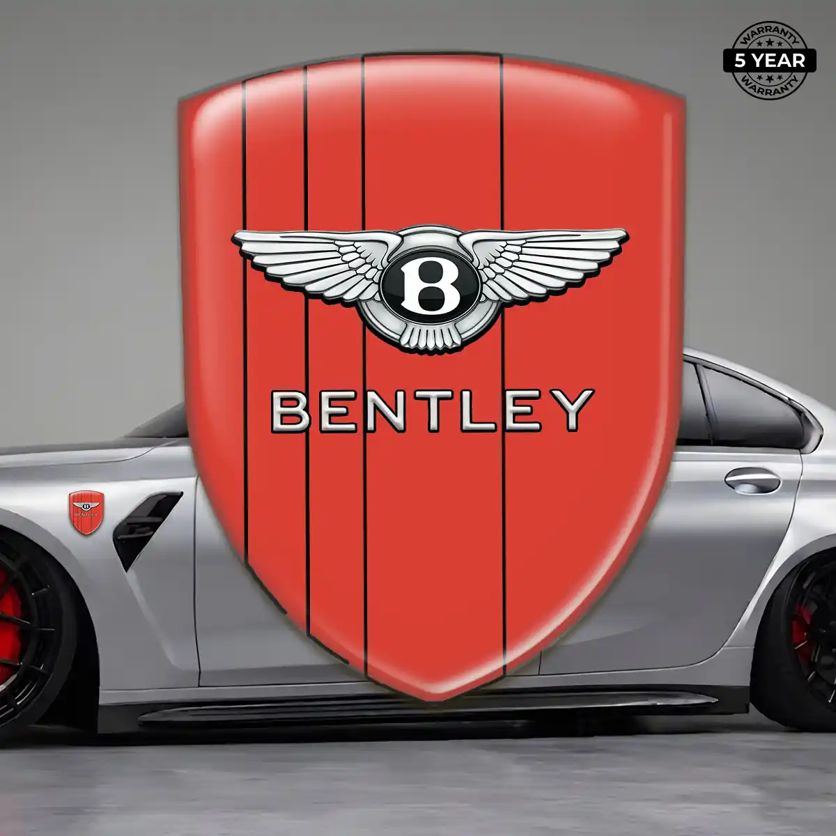 Bentley 3D Emblem Sticker Outer Style